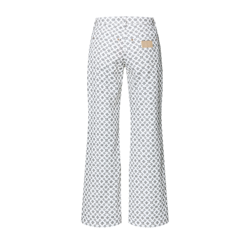 Prêt-à-Porter Pantalons Jean Blurry Monogram en fil coupé | Louis Vuitton ® (Zoom produit)