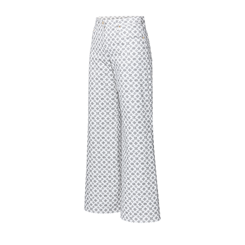 Prêt-à-Porter Pantalons Jean Blurry Monogram en fil coupé | Louis Vuitton ® (Zoom produit)