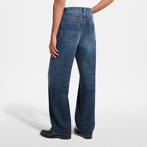 Prêt-à-Porter Tout le Prêt-à-Porter Jean en coton et cachemire | Louis Vuitton ® (Zoom produit)