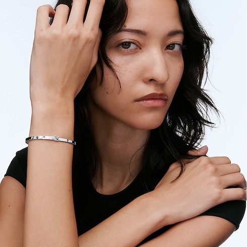 Catégories Bracelets Jonc fin Empreinte, or blanc | Louis Vuitton ® (Zoom produit)