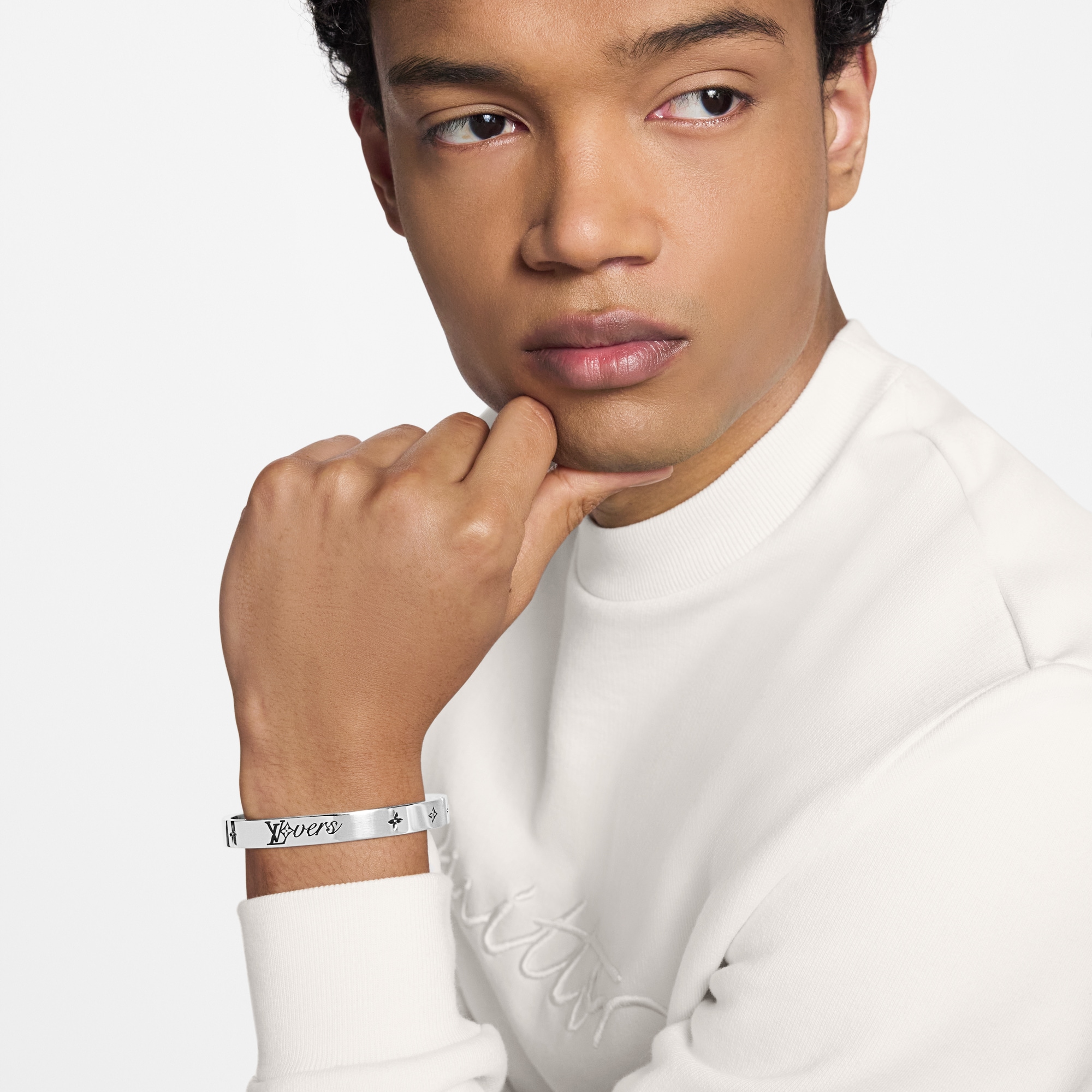 S00 Bijoux Fantaisie Bracelets Jonc LV Vers | Louis Vuitton ® (Zoom produit)