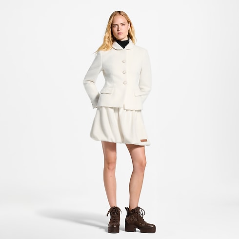 Prêt-à-Porter Nouveautes Pret-a-Porter Jupe bulle en laine | Louis Vuitton ® (Zoom produit)