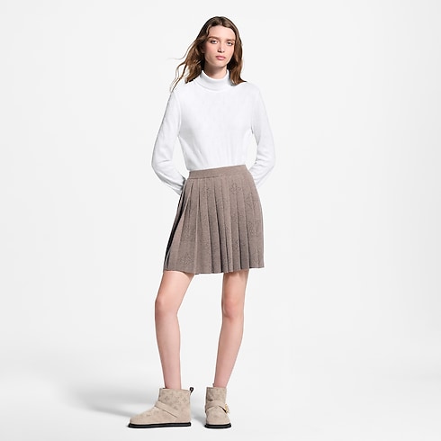 Prêt-à-Porter Jupes et Shorts Jupe plissée Mahina en maille | Louis Vuitton ® (Zoom produit)