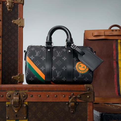 Monogram Eclipse Bags All Collections Keepall Bandoulière 25 | Louis Vuitton ®