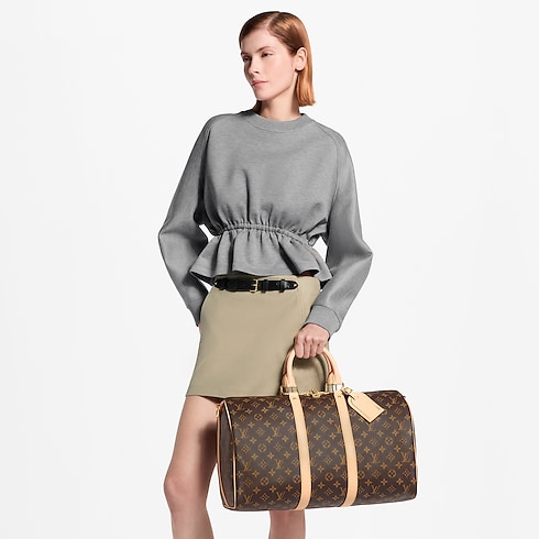 Monogram Canvas Mother's Day Gifts } Keepall Bandoulière 45 | Louis Vuitton ® (Product zoom)