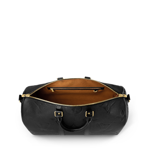 Monogram Empreinte Leather Travel Travel Bags Keepall Bandoulière 45 | Louis Vuitton ® (Product zoom)