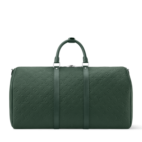 Taurillon Monogram Travel Travel Bags Keepall Bandoulière 50 | Louis Vuitton ® (Product zoom)