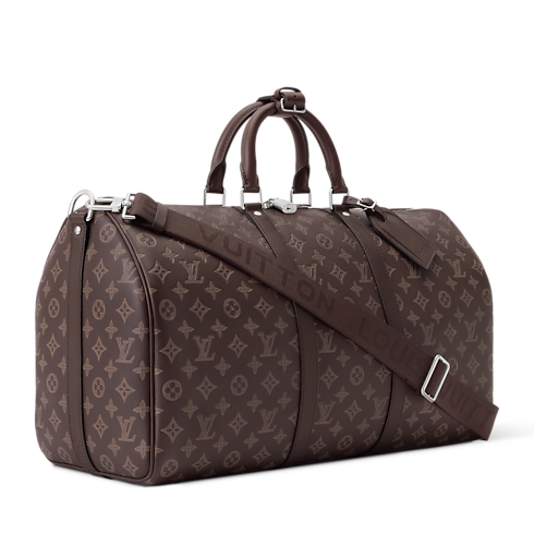 Monogram Shadow Travel Bags New In Travel Bags Keepall Bandoulière 50 | Louis Vuitton ® (Product zoom)