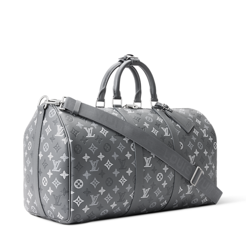 Monogram Shadow Travel Bags All Travel Bags Keepall Bandoulière 50 | Louis Vuitton ® (Product zoom)