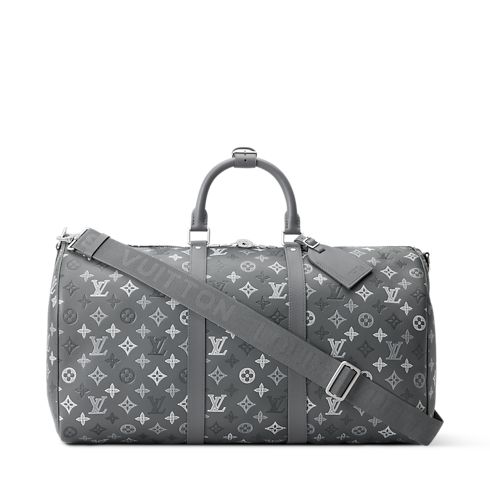Monogram Shadow Travel Bags All Travel Bags Keepall Bandoulière 50 | Louis Vuitton ® (Product zoom)