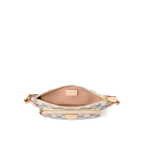 Damier Azur Small Leather Goods Wallets on Chain and Nano Bags Keepit | Louis Vuitton ® (Product zoom)