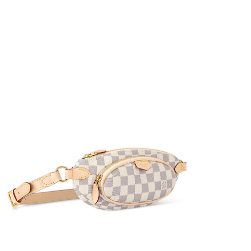 Damier Azur Small Leather Goods Wallets on Chain and Nano Bags Keepit | Louis Vuitton ® (Product zoom)