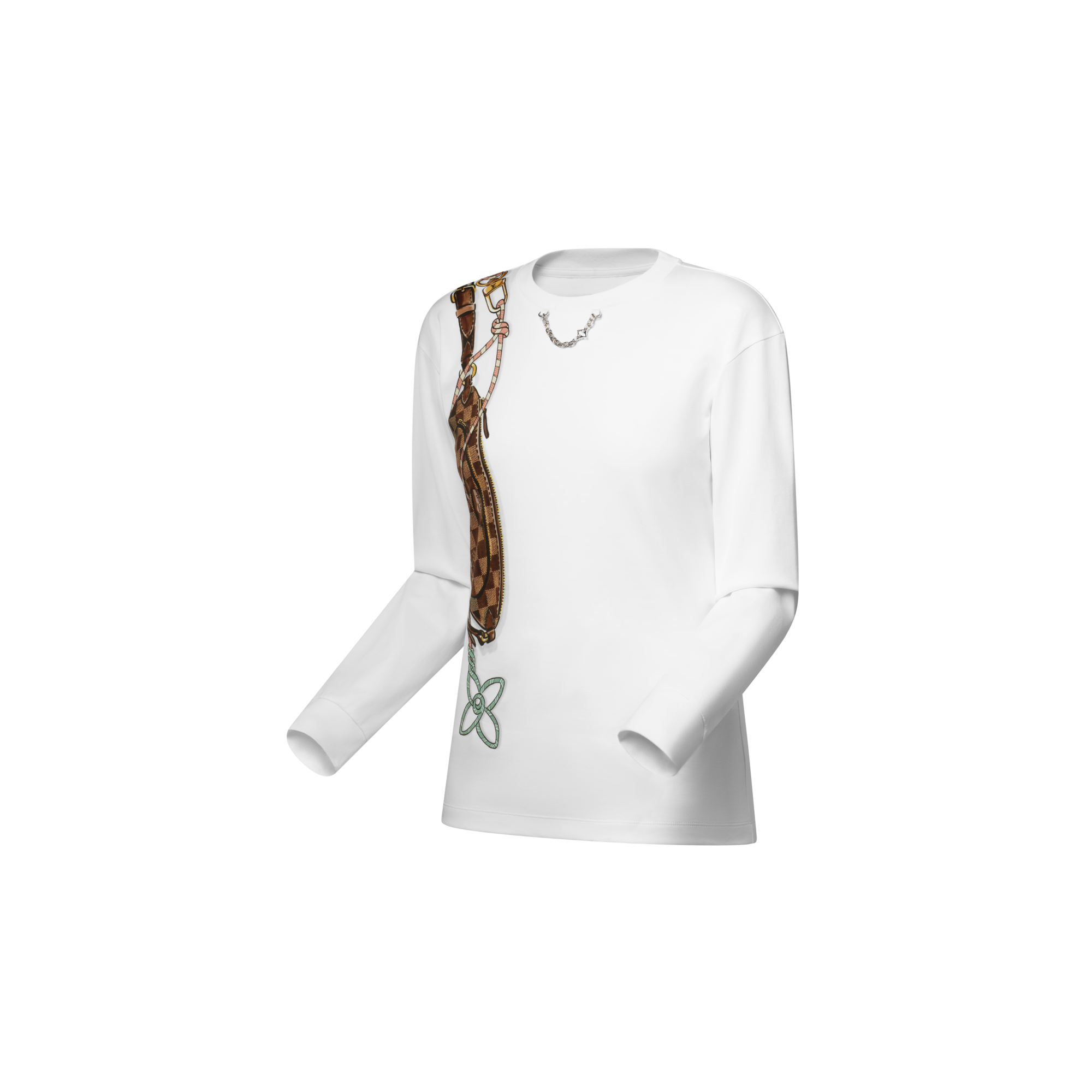  Ready-to-Wear Tops Keepit Print Long-Sleeved T-Shirt | Louis Vuitton ® (Product zoom)