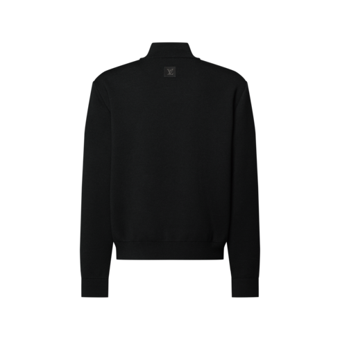 Ready-to-Wear All Ready-to-Wear Knit Blouson With Leather Bands | Louis Vuitton ® (Product zoom)