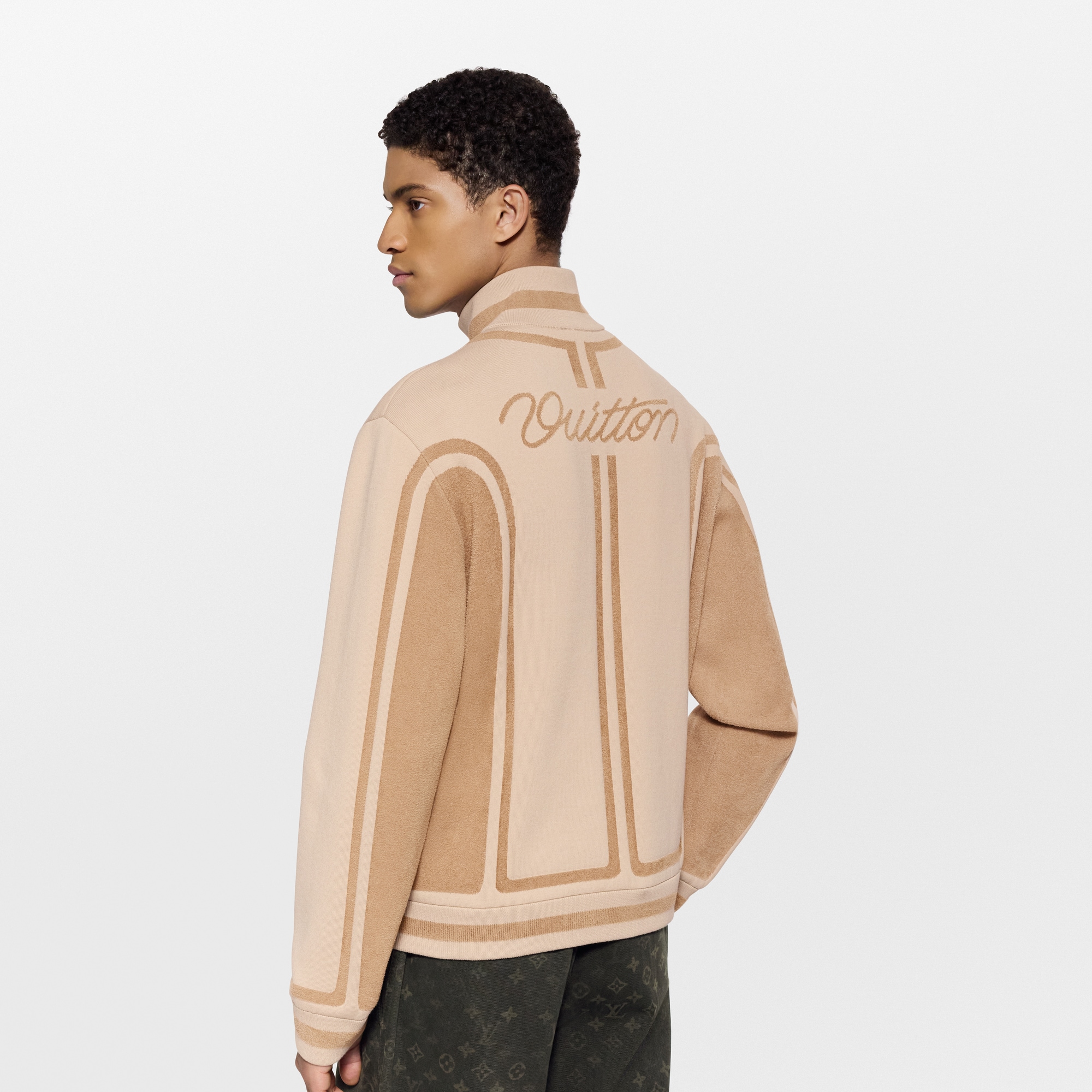 Ready-to-Wear All Ready-to-Wear Knit Track Top | Louis Vuitton ® (Product zoom)
