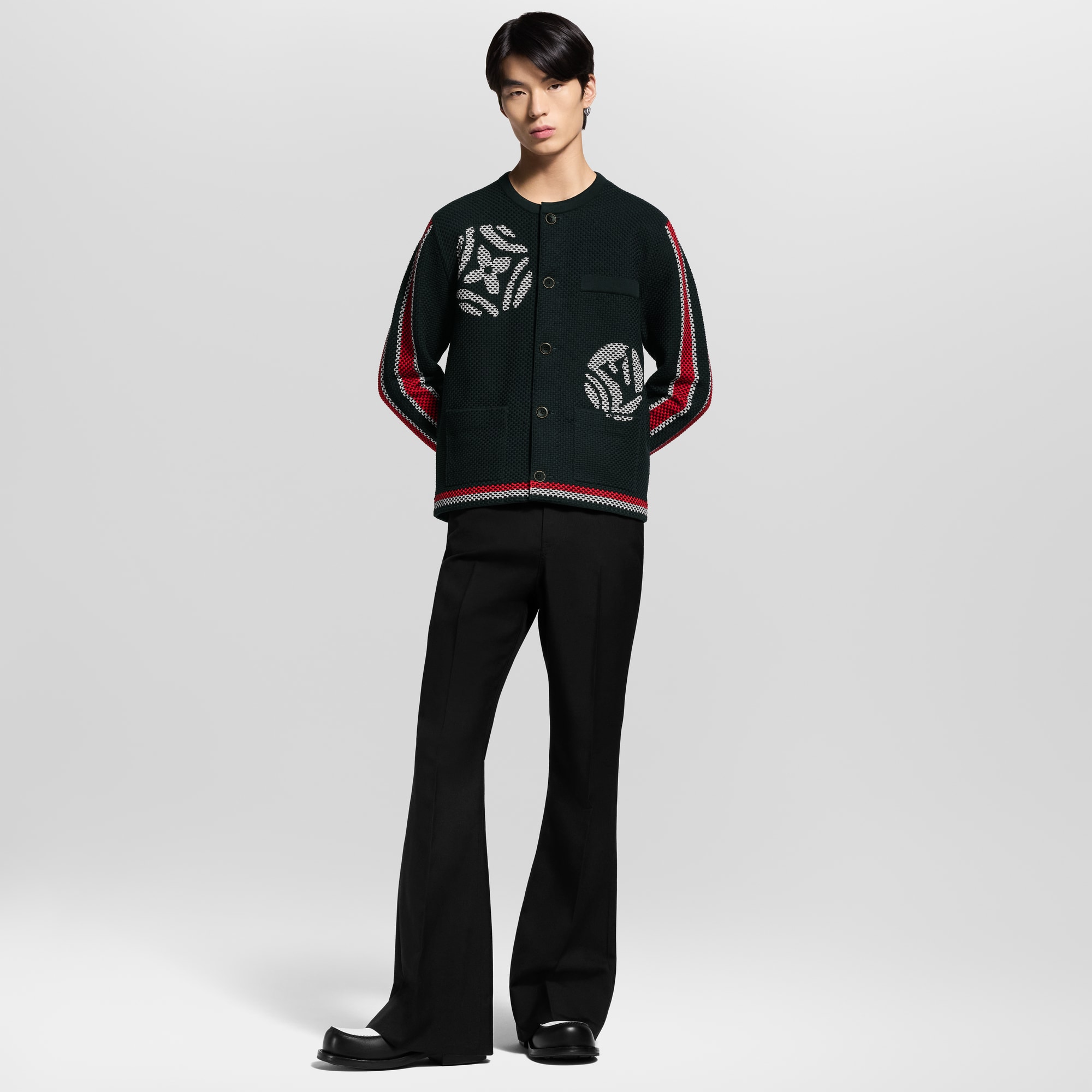  Ready-to-Wear All Ready-to-Wear Knitted Cotton Jacket | Louis Vuitton ® (Product zoom)