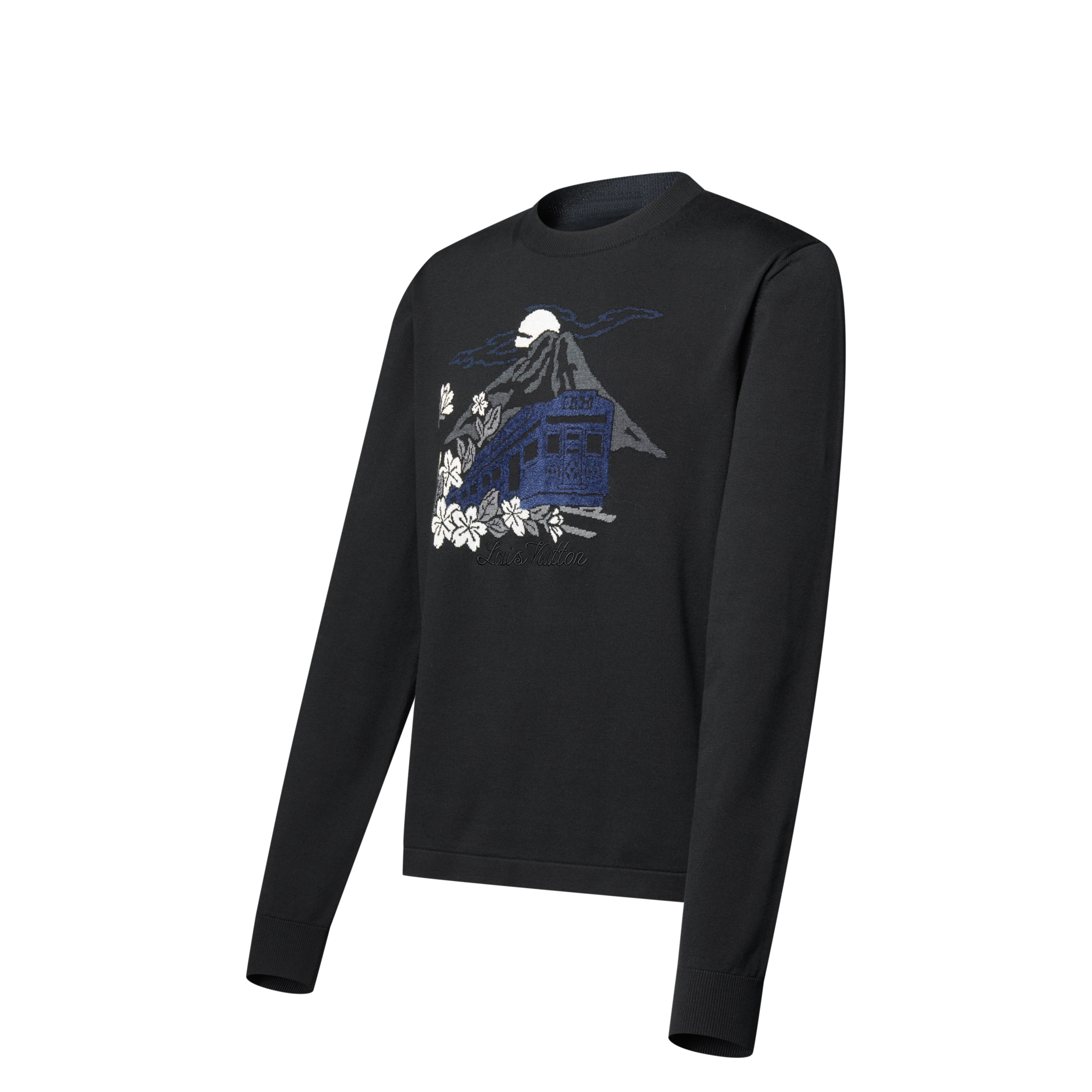  Ready-to-Wear All Ready-to-Wear Knitted Long-Sleeved Crewneck | Louis Vuitton ® (Product zoom)