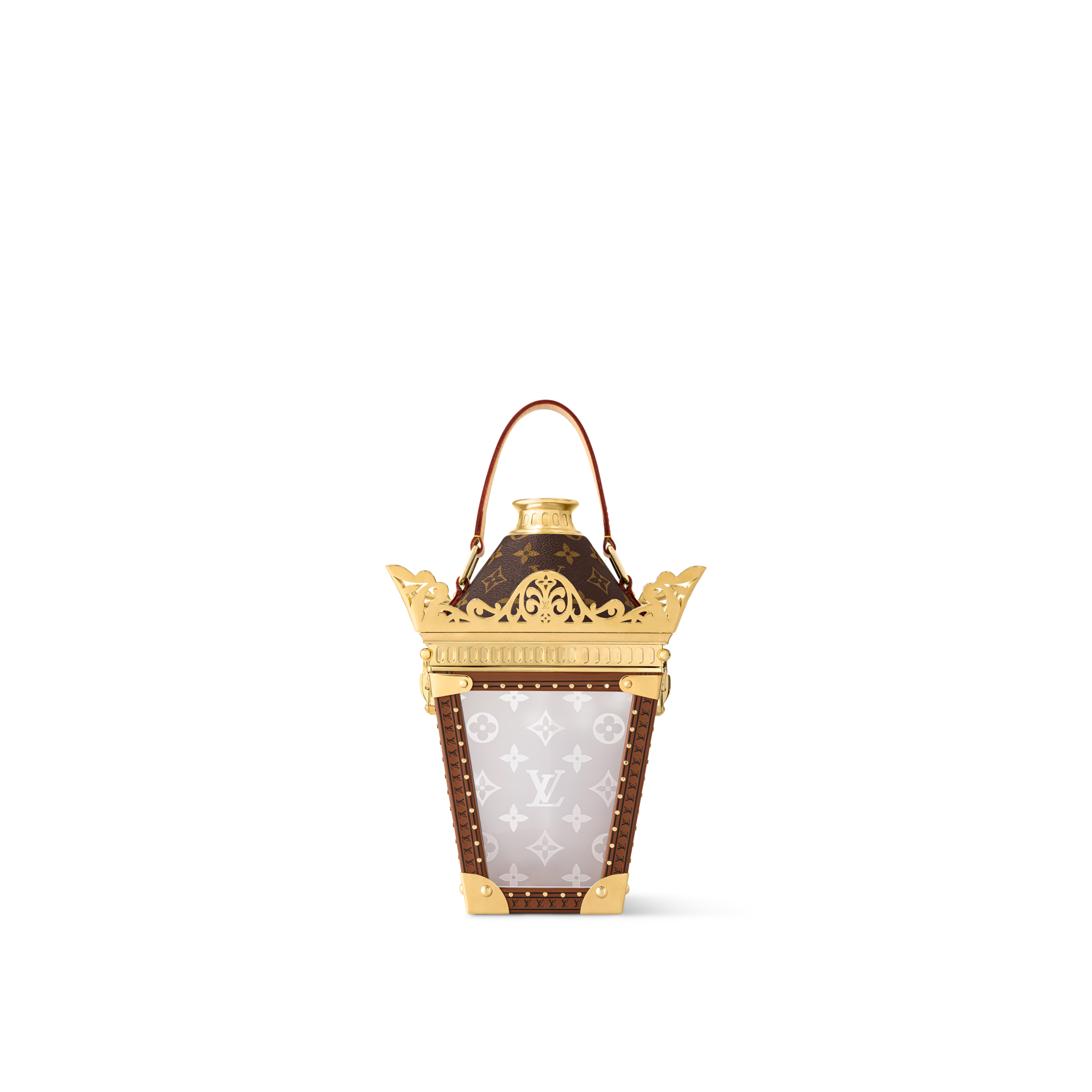 Monogram Trunks and Boxes Boxes Lantern Trunk Gold | Louis Vuitton ® (Product zoom)