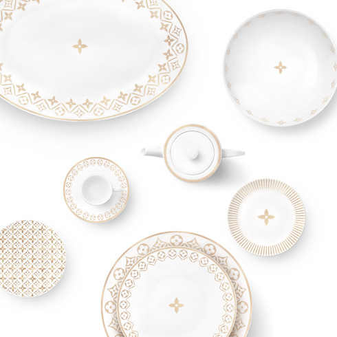 Home and Art of Dining Art of Dining Large Bowl Monogram Flower Tile | Louis Vuitton ® (Product zoom)