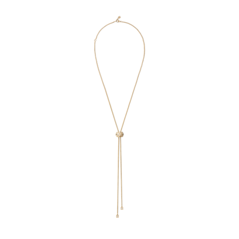 Categories Necklaces and Pendants Le Damier de Louis Vuitton Long Pendant, Yellow Gold and Diamonds | Louis Vuitton ® (Product zoom)