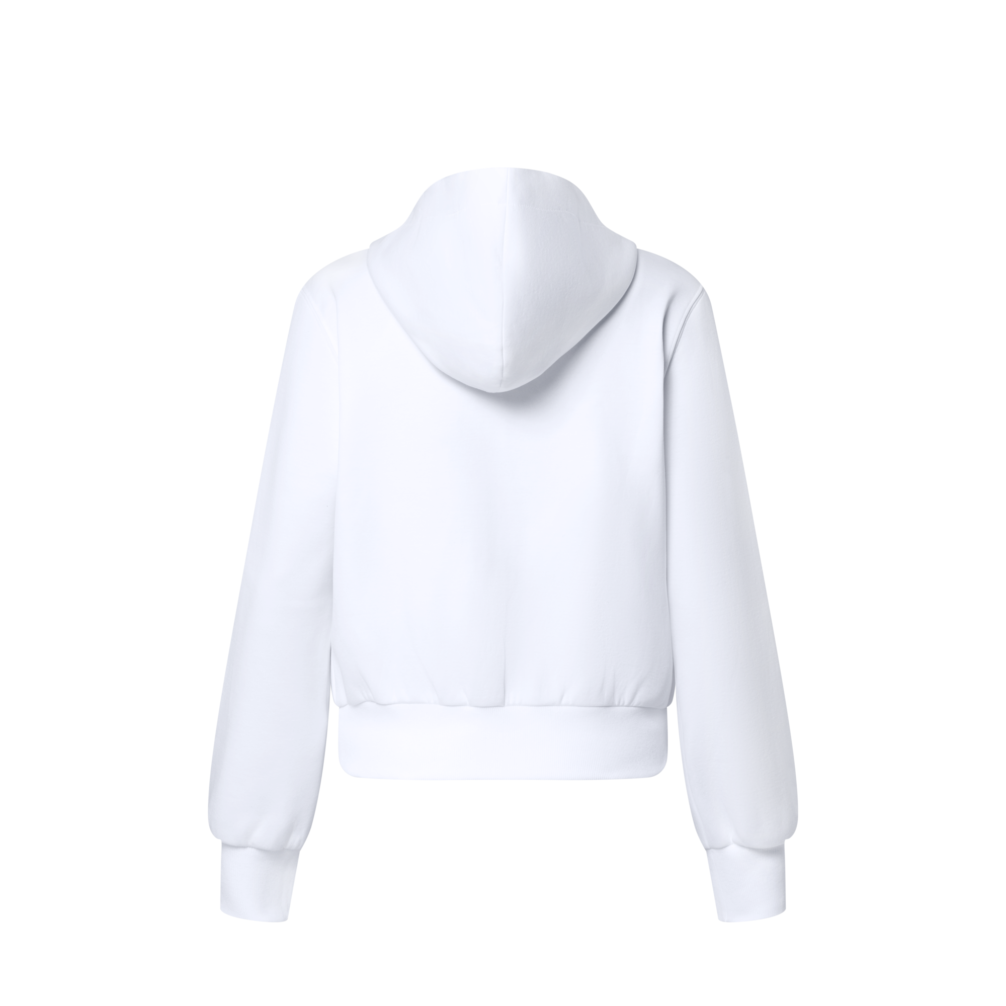  Ready-to-Wear Tops Leather Accent Hoodie | Louis Vuitton ® (Product zoom)