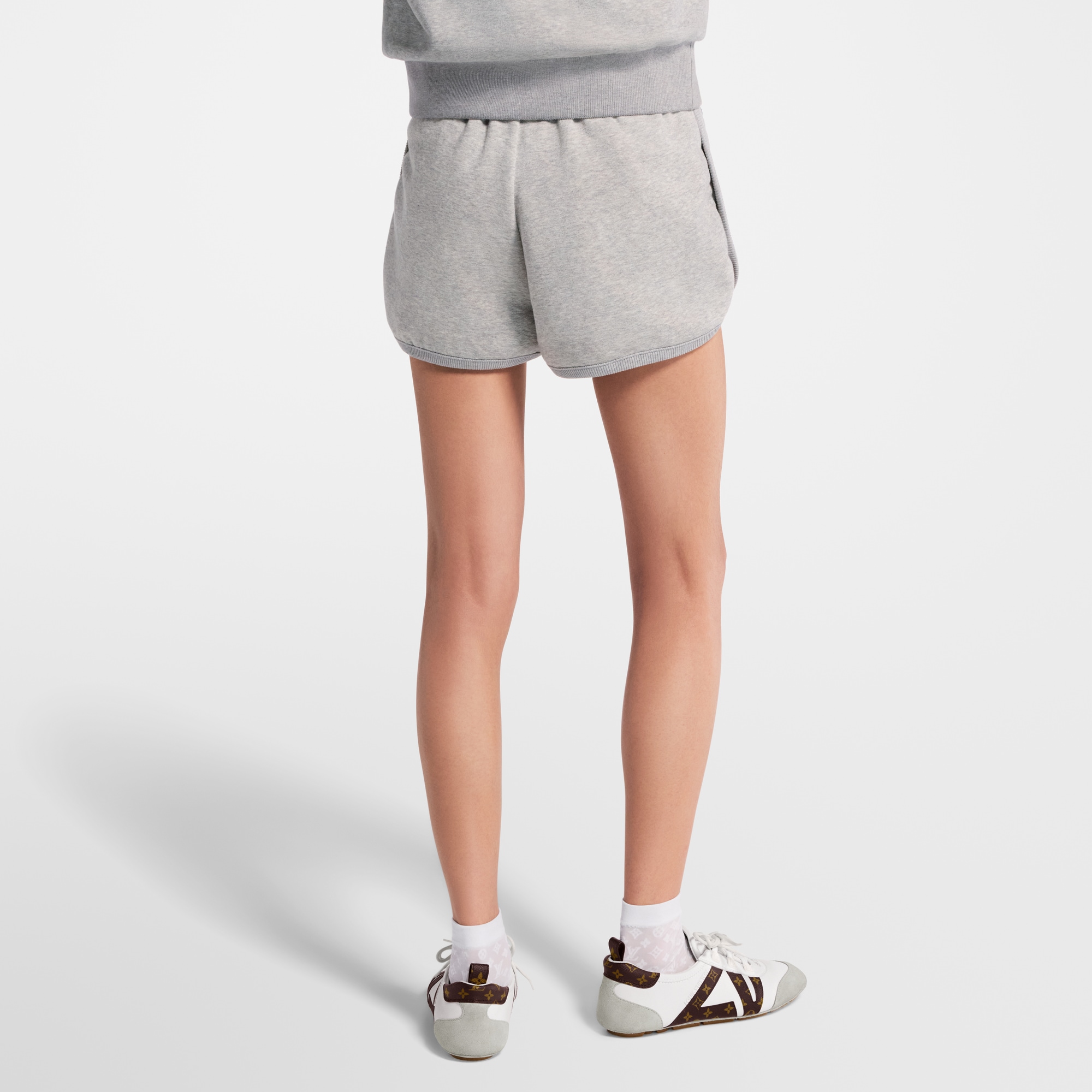  Ready-to-Wear Skirts and Shorts Leather Accent Jogging Shorts | Louis Vuitton ® (Product zoom)