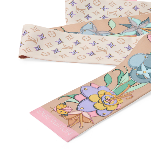 S00 Accessories Silk Squares and Bandeaus Leather Flowers Bandeau | Louis Vuitton ® (Product zoom)