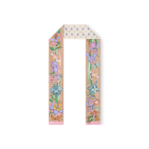 S00 Accessories Silk Squares and Bandeaus Leather Flowers Bandeau | Louis Vuitton ® (Product zoom)