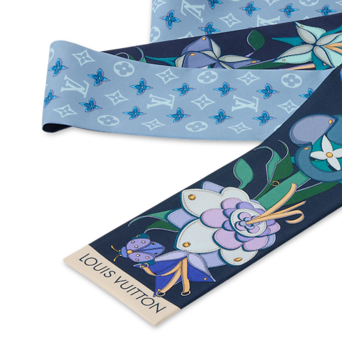 S00 Accessories Silk Squares and Bandeaus Leather Flowers Bandeau | Louis Vuitton ® (Product zoom)