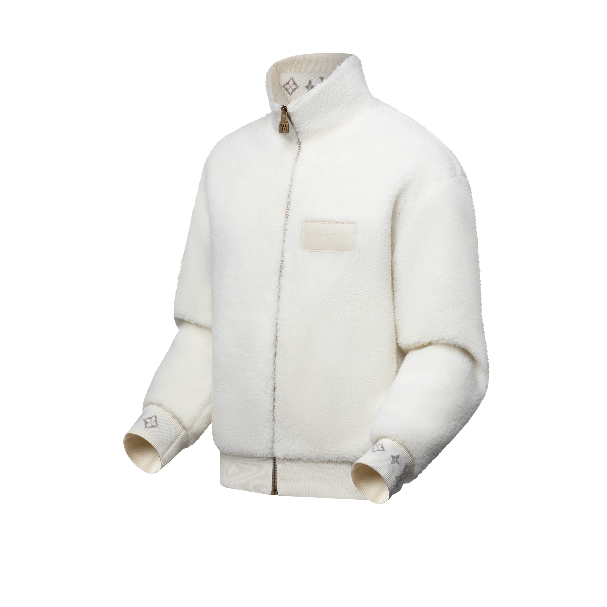  Prêt-à-Porter Tout le Prêt-à-Porter Leather Patch Fleece Blouson | Louis Vuitton ® (Zoom produit)