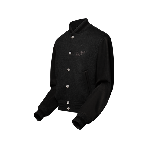 Ready-to-Wear Coats and Outerwear Leather Varsity | Louis Vuitton ® (Product zoom)