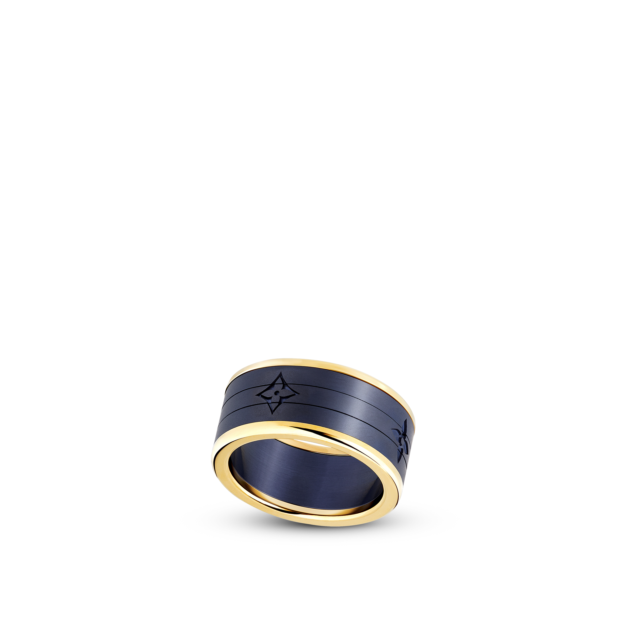  Categories Rings Les Gastons Vuitton Puzzle Ring, Yellow Gold and Titanium | Louis Vuitton ® (Product zoom)