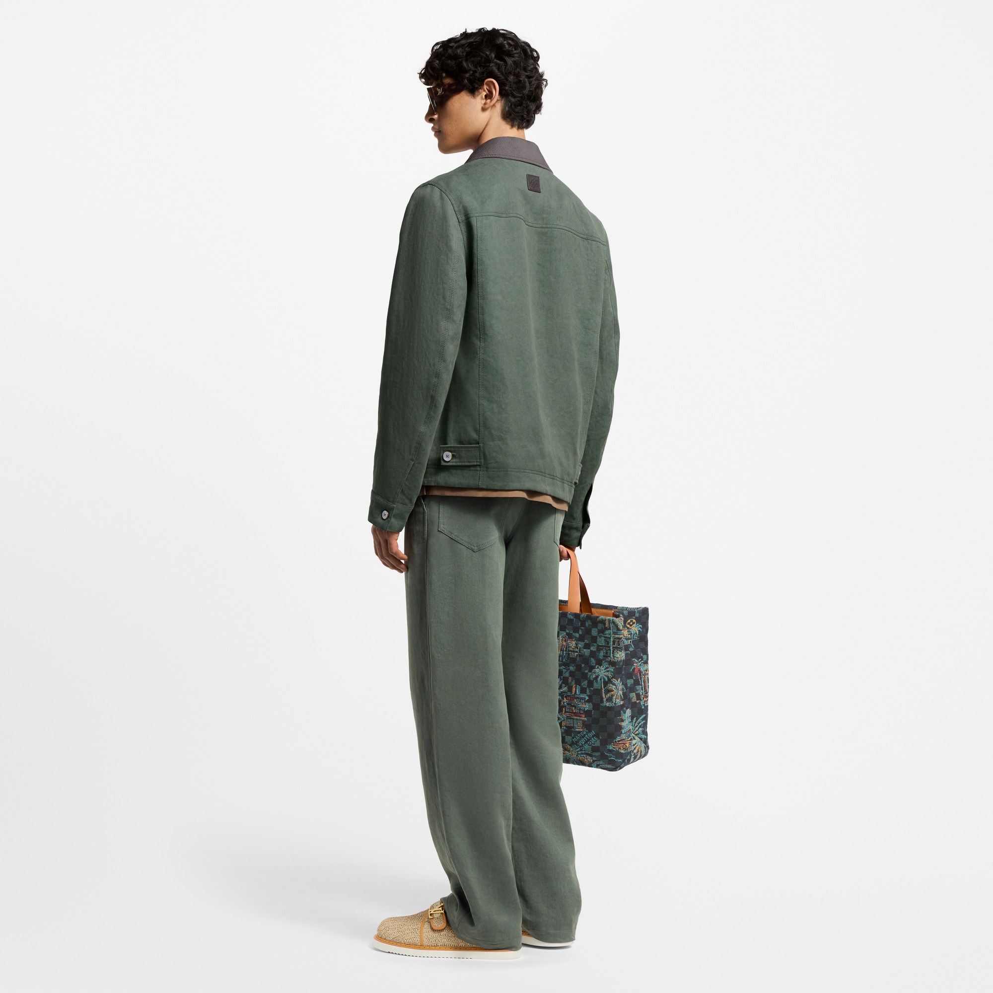  Ready-to-Wear Pants Light Linen Workwear Pants | Louis Vuitton ® (Product zoom)