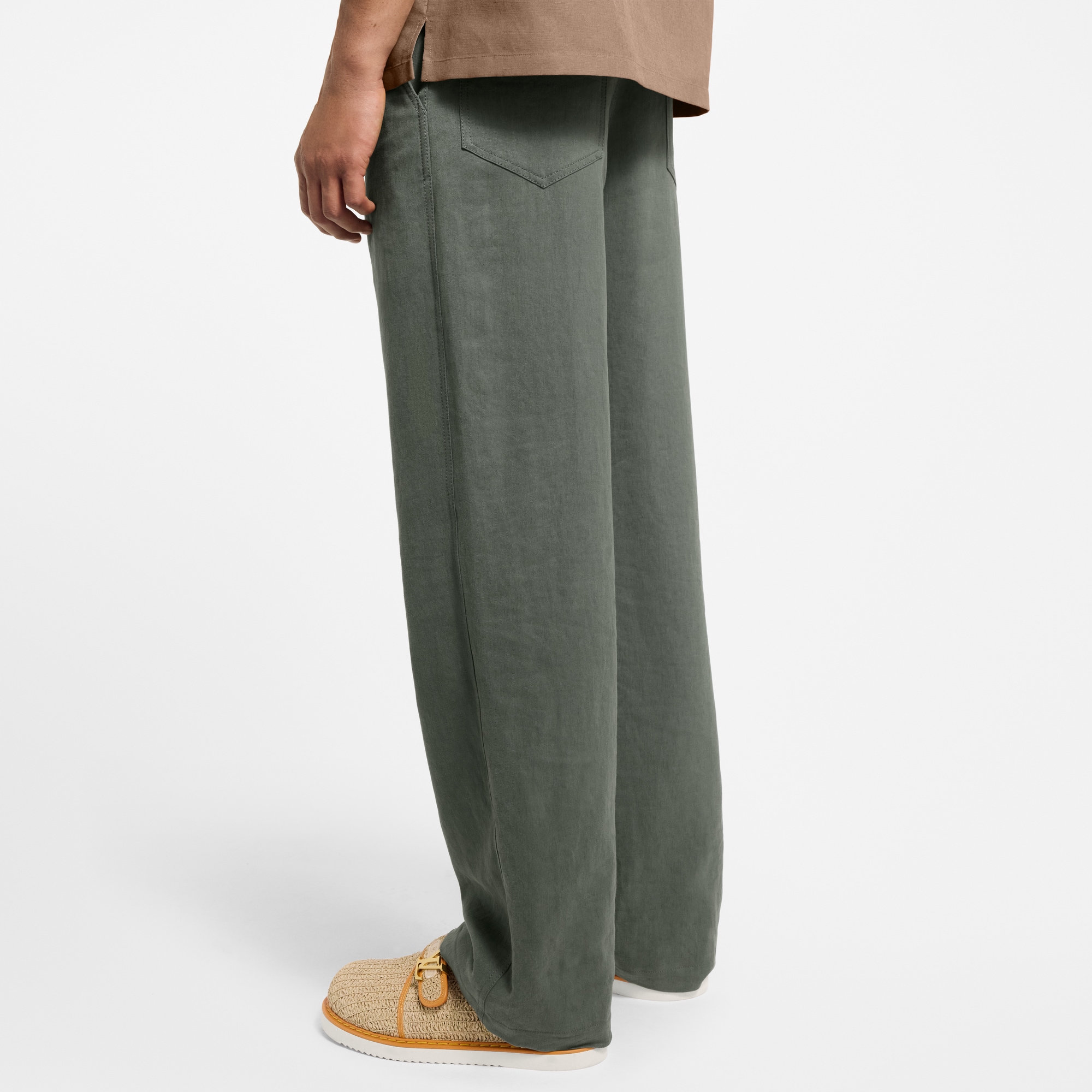  Ready-to-Wear Pants Light Linen Workwear Pants | Louis Vuitton ® (Product zoom)
