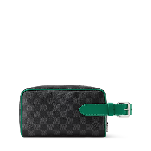 Damier Graphite Canvas Travel Travel Accessories Locket Dopp Kit | Louis Vuitton ® (Product zoom)