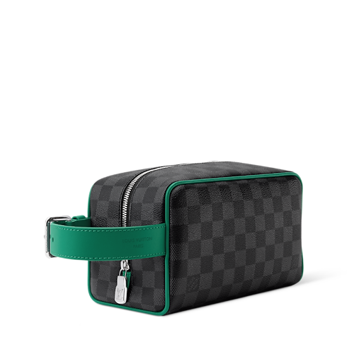 Damier Graphite Canvas Travel Travel Accessories Locket Dopp Kit | Louis Vuitton ® (Product zoom)