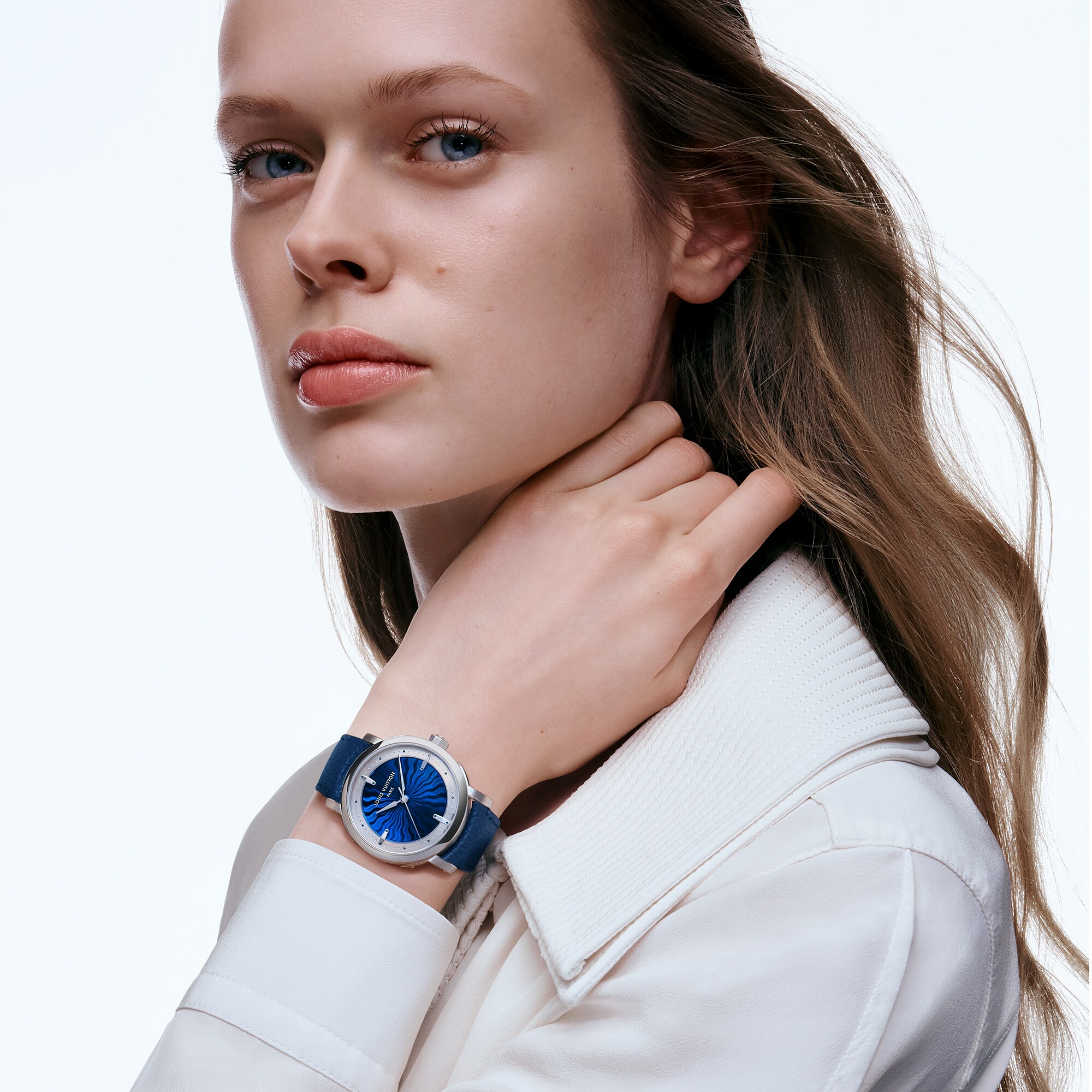  Toutes les Montres } Louis Vuitton Escale, Automatic, 39mm, Platinum | Louis Vuitton ® (Zoom produit)