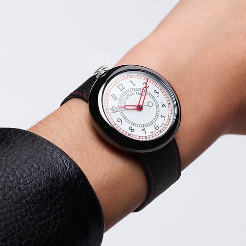 All Watches } Louis Vuitton Monterey, Automatic, 37mm, Ceramic and steel | Louis Vuitton ® (Product zoom)