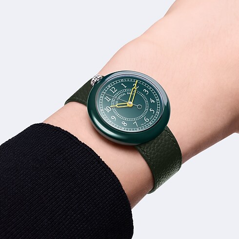 All Watches } Louis Vuitton Monterey, Automatic, 37mm, Ceramic and steel | Louis Vuitton ® (Product zoom)