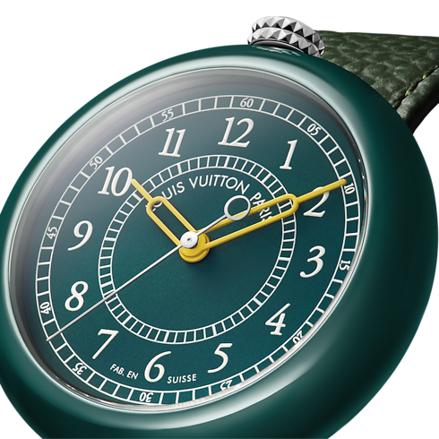 All Watches } Louis Vuitton Monterey, Automatic, 37mm, Ceramic and steel | Louis Vuitton ® (Product zoom)