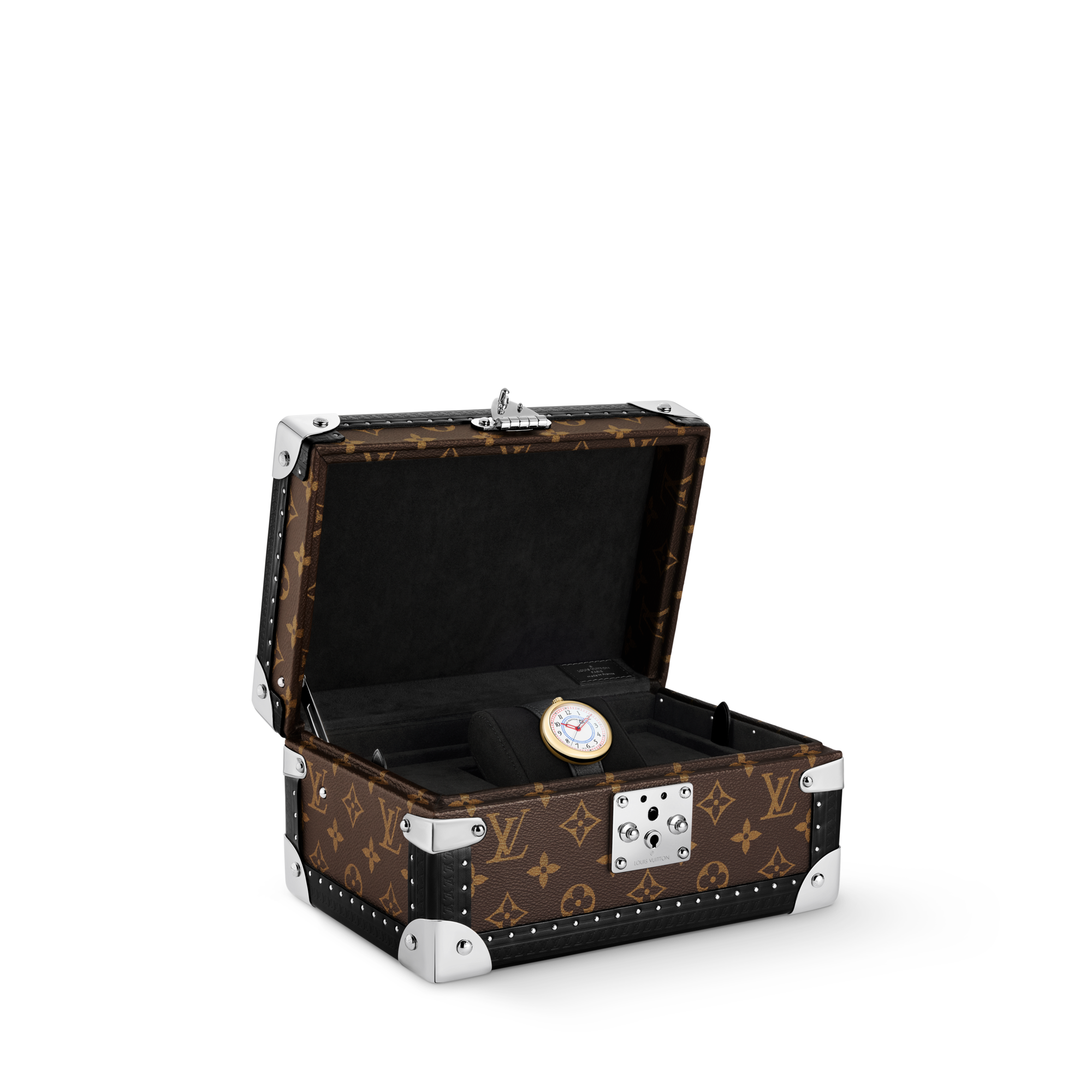  All Watches } Louis Vuitton Monterey, Automatic, 39mm, Yellow gold | Louis Vuitton ® (Product zoom)