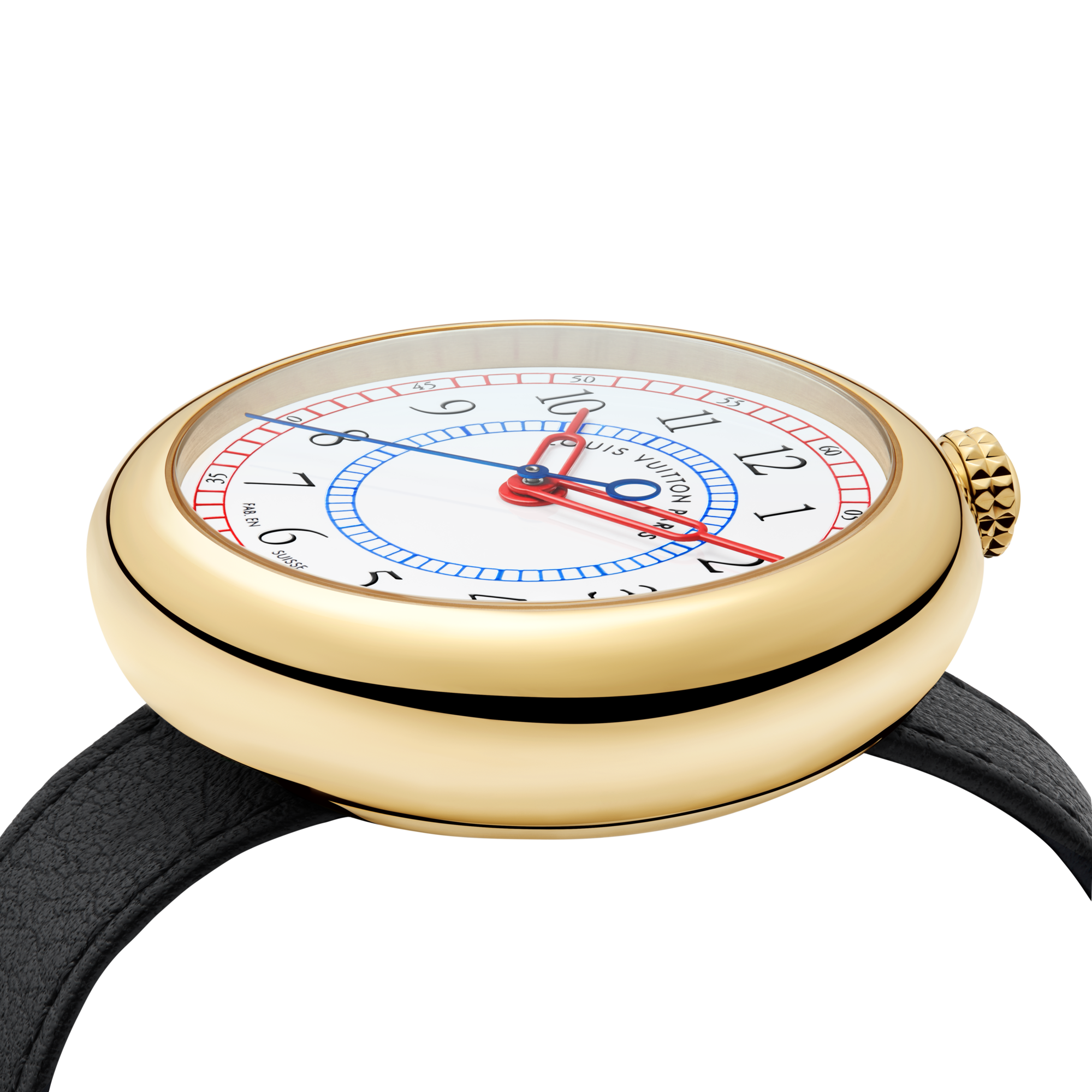  All Watches } Louis Vuitton Monterey, Automatic, 39mm, Yellow gold | Louis Vuitton ® (Product zoom)