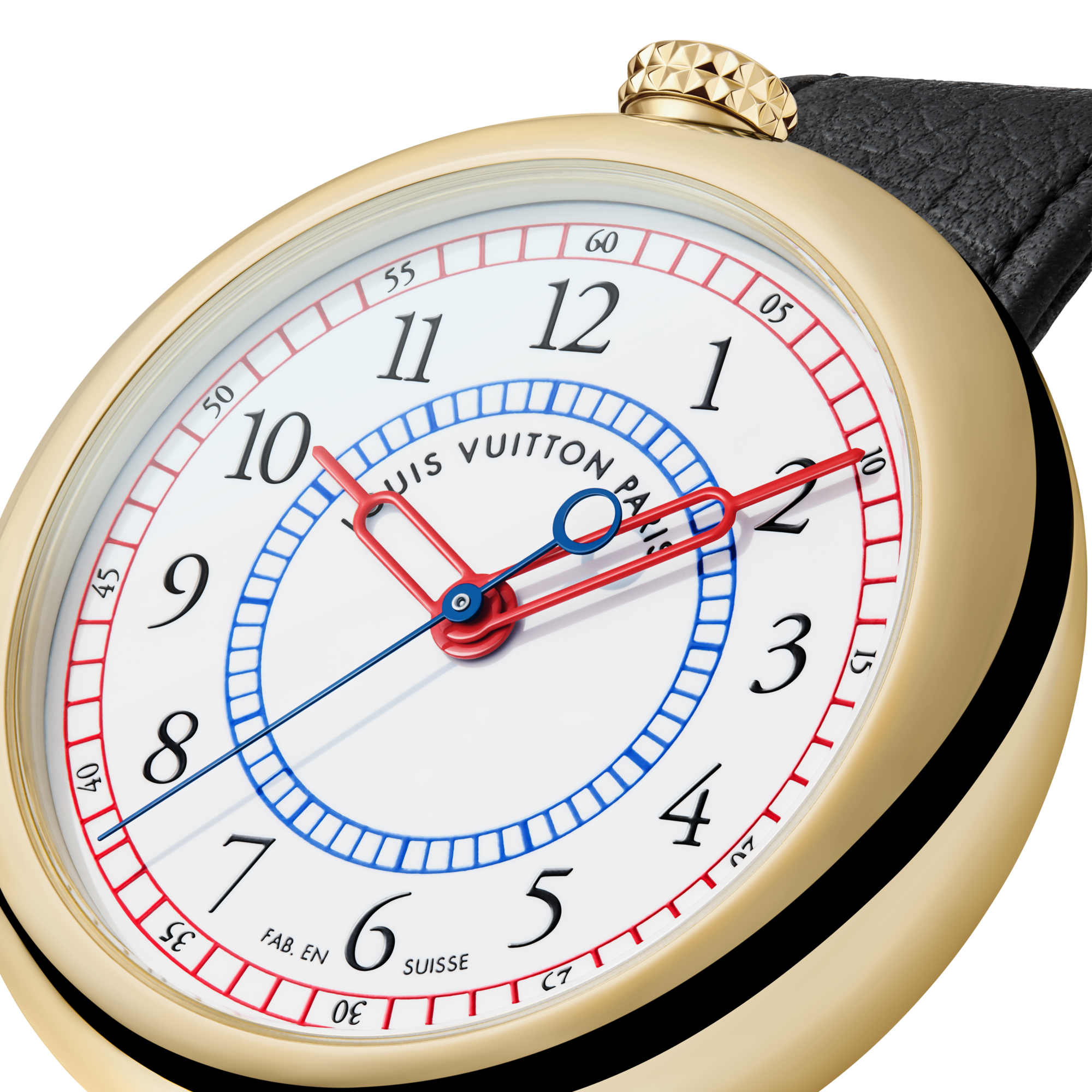  All Watches } Louis Vuitton Monterey, Automatic, 39mm, Yellow gold | Louis Vuitton ® (Product zoom)