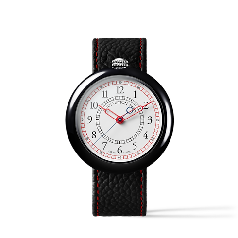 Collections } Louis Vuitton Monterey, automatique, 37mm, céramique et acier | Louis Vuitton ® (Zoom produit)