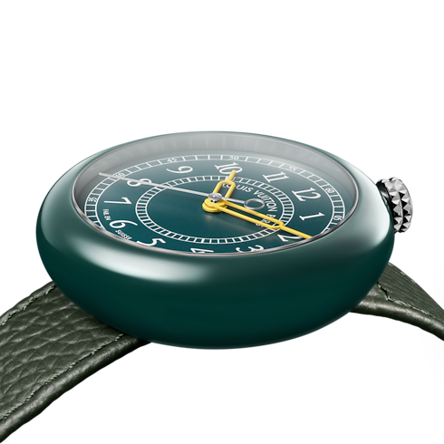 Collections } Louis Vuitton Monterey, automatique, 37mm, céramique et acier | Louis Vuitton ® (Zoom produit)