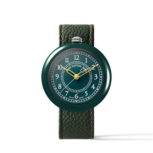 Collections } Louis Vuitton Monterey, automatique, 37mm, céramique et acier | Louis Vuitton ® (Zoom produit)