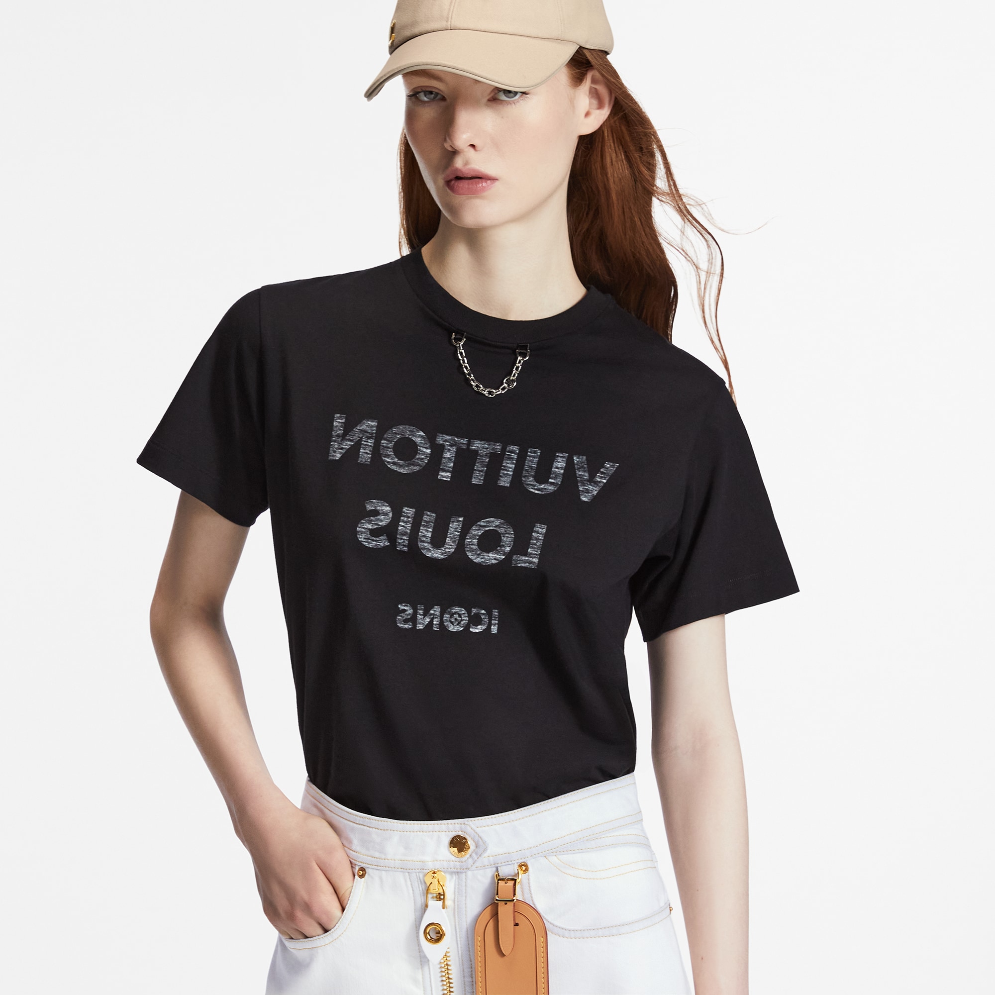 Ready-to-Wear Tops Louis Vuitton Print T-Shirt | Louis Vuitton ® (Product zoom)