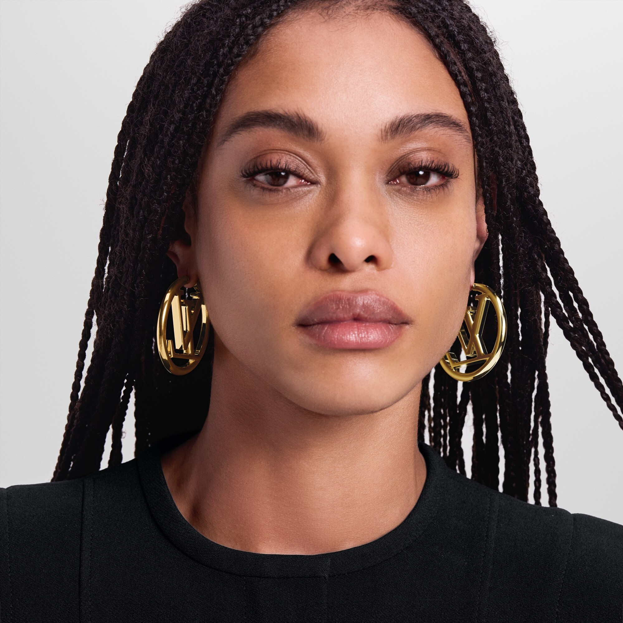 Louise Hoop GM Earrings S00 Women Fashion Jewelry LOUIS