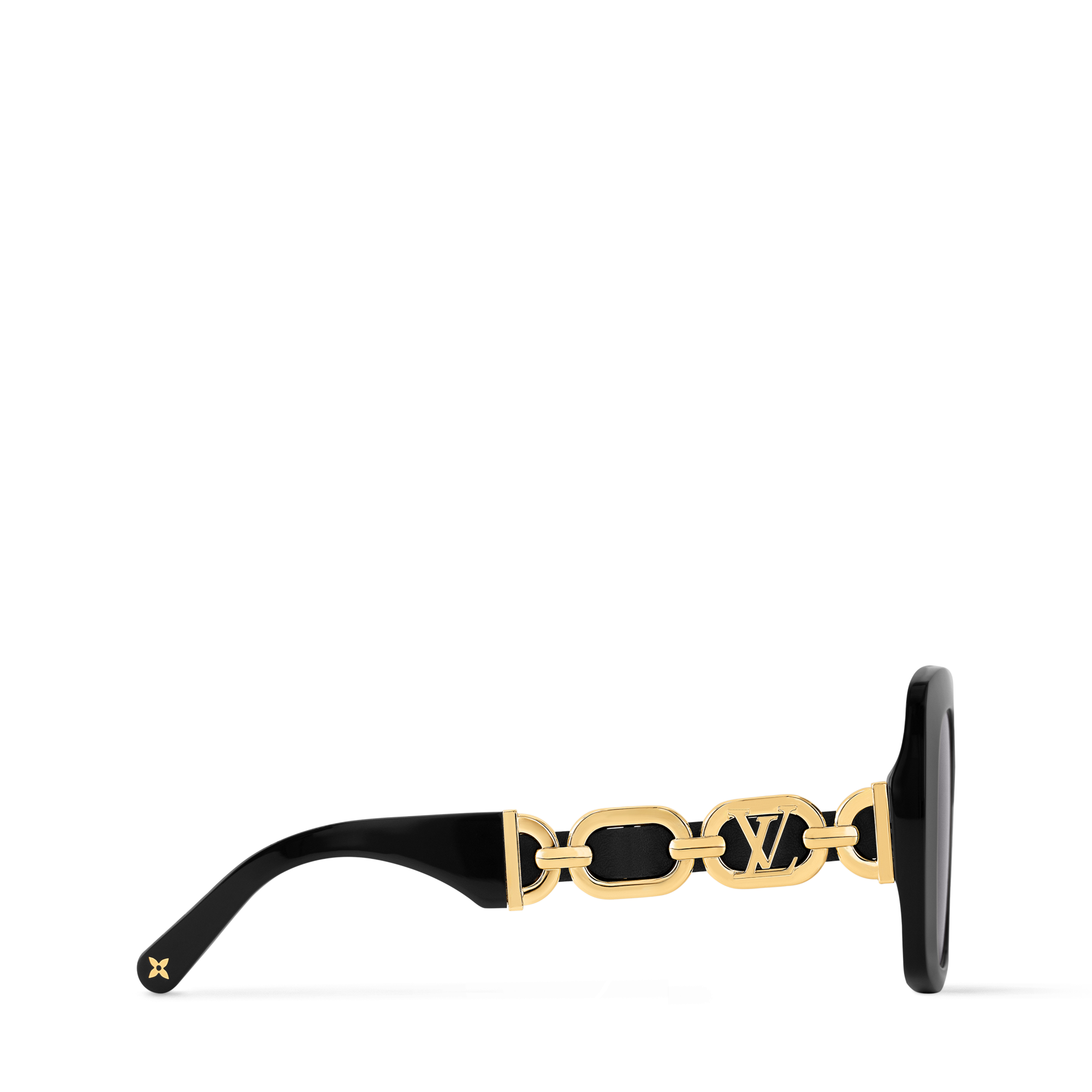 S00 Accessoires Lunettes de Soleil Lunettes de soleil maxi carrées My LV Chain Braided | Louis Vuitton ® (Zoom produit)