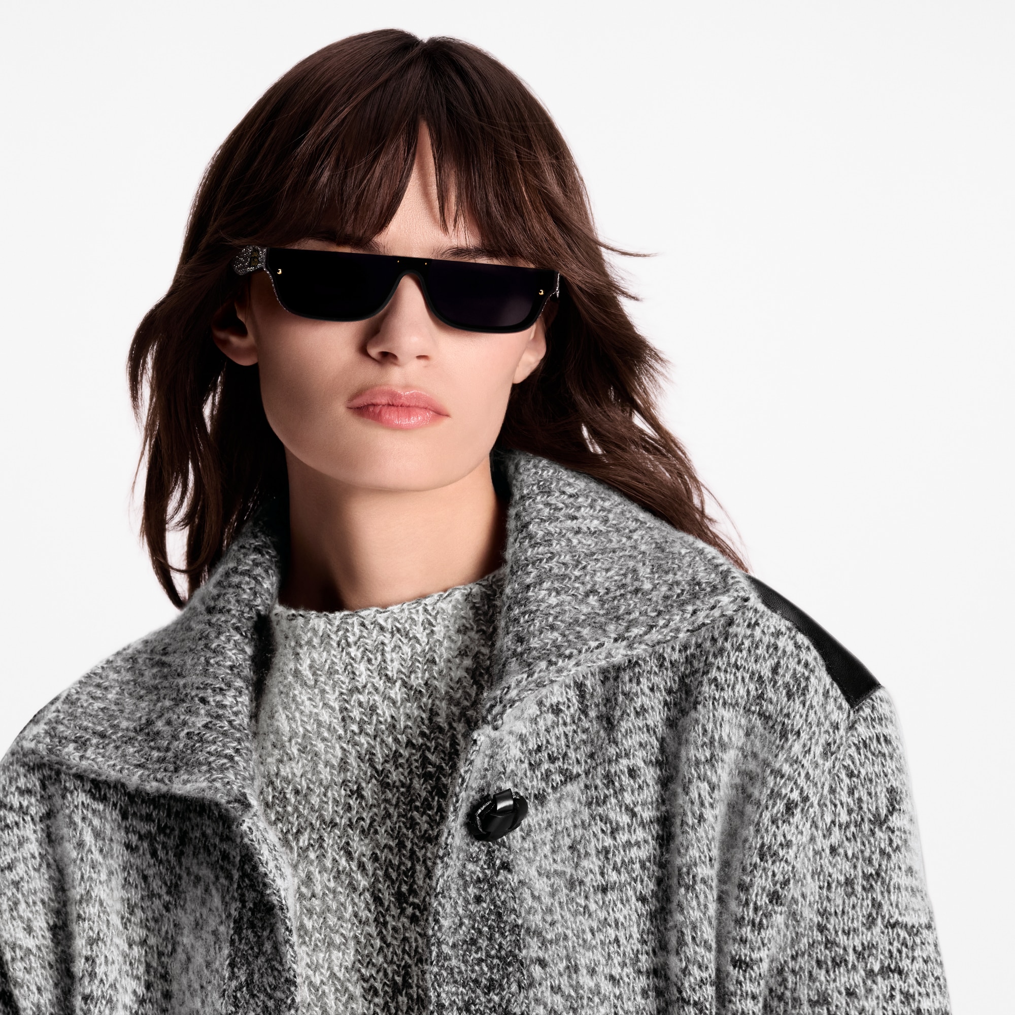 S00 Accessoires Lunettes Lunettes de soleil rectangles LV Script | Louis Vuitton ® (Zoom produit)